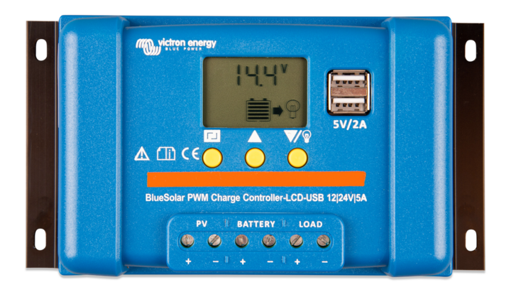 BlueSolar PWM-LCD&USB 12/24V-5A